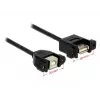 USB kábel DeLOCK 1m USB 2.0-A/USB 2.0-B čierny