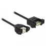 USB kábel DeLOCK 1m USB 2.0-A/USB 2.0-B čierny