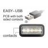 USB kábel DeLOCK 84806 USB 2.0 0,5 m USB A Micro-USB B biely