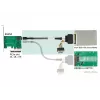 Kábel DeLOCK 0,75 m SFF-8643/U.2 SFF-8639+SATA