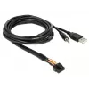 USB kábel DeLOCK 85718 1,5 m USB A čierny