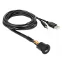 USB kábel DeLOCK 85718 1,5 m USB A čierny