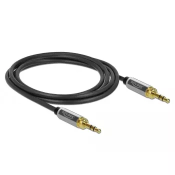 Audio kábel 3,5 mm DeLOCK 85786 2 m čierny sivý