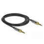 Audio kábel 3,5 mm DeLOCK 85786 2 m čierny sivý
