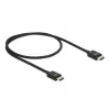 HDMI kábel DeLOCK koaxiálny High Speed 48 Gbps 8K 60 Hz 0,5 m