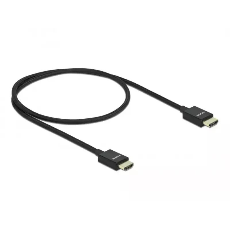 HDMI kábel DeLOCK koaxiálny High Speed 48 Gbps 8K 60 Hz 0,5 m