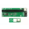 DeLOCK 41428 Riser karta M.2 Key B+M na PCIe x16 s káblom USB 30 cm
