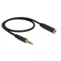 Audio kábel DeLOCK 85795 0,5 m 4,4 mm čierny