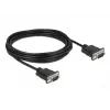 Sériový kábel DeLOCK 86576 čierny 5 m RS-232 Sub-D9