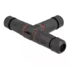 Elektrický káblový konektor DELOCK 86918, rovný, 85–260 V, čierny, 25×114 mm