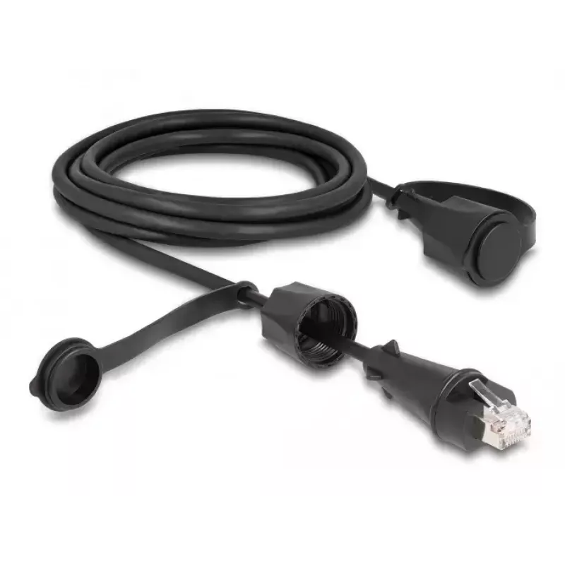 DeLOCK sieťový kábel RJ45 konektor samec na RJ45 konektor samec Cat.6 STP 3 m IP68 vodotesný