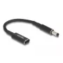 DeLOCK adaptérový kábel USB Type-C konektor samica na 5,5 x 2,1 mm konektor samec 15 cm