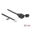DeLOCK kábel RJ12 konektor samec na RJ12 konektor samica 20 cm čierny