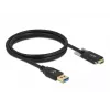 USB kábel DeLOCK 84017 1,5 m USB 3.2 Gen 1 USB A USB C čierny