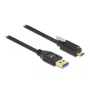 USB kábel DeLOCK 84028 1,5 m USB 3.2 Gen 1 USB A USB C čierny