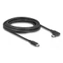 USB kábel DeLOCK 81195 3 m USB C čierny 10 Gbit/s