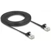Sieťový kábel DeLOCK 81166 RJ-45 Cat6a 3 m čierny