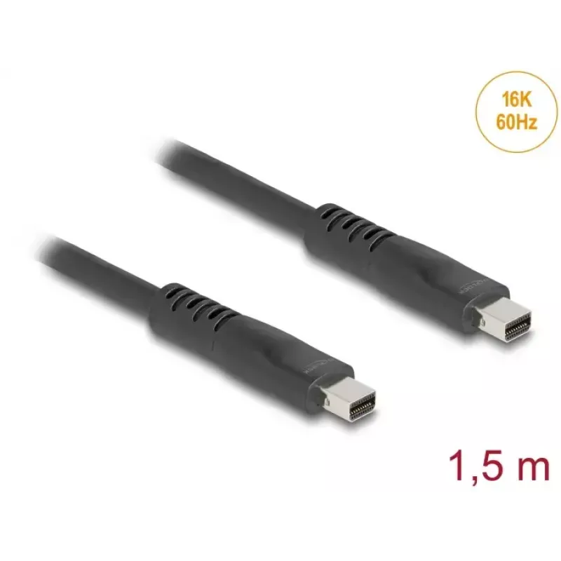 DeLOCK DisplayPort kábel 1,5 m Mini DisplayPort čierny 81177