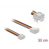 DeLOCK 90868 Predlžovací kábel ventilátora PWM 4-pin JST, samec na samicu, dĺžka konektora 7 mm, 30 cm