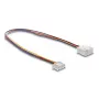 DeLOCK 90868 Predlžovací kábel ventilátora PWM 4-pin JST, samec na samicu, dĺžka konektora 7 mm, 30 cm