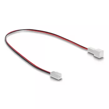 Predlžovací kábel pre počítačový chladiaci systém DELOCK 90869 — PVC, priemer 1,3 mm, čierny/červený/biely