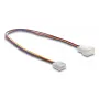 DeLOCK 90871 Predlžovací kábel ventilátora PWM 4-pin, samec na samicu, dĺžka konektora 13 mm, 30 cm
