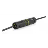Spojovací adaptér DELOCK RJ45 konektor samica na RJ45 konektor samica so závitom M23, Cat.6a/Cat.7, IP68, čierny