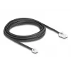 DeLOCK 88038 telefónny kábel 5 m čierny RJ-45 RJ-11