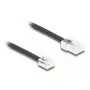 DeLOCK 88038 telefónny kábel 5 m čierny RJ-45 RJ-11