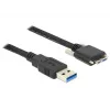 USB kábel DeLOCK 2m USB 3.0 USB 3.2 Gen 1 Micro-USB B čierny