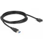 USB kábel DeLOCK 2m USB 3.0 USB 3.2 Gen 1 Micro-USB B čierny