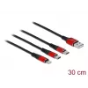 USB nabíjací kábel 3-in-1 DeLOCK 86708