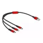 USB nabíjací kábel 3-in-1 DeLOCK 86708
