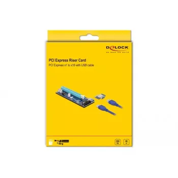 Riser karta PCI Express x1 na x16 DeLOCK 41430