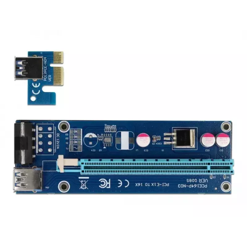 Riser karta PCI Express x1 na x16 DeLOCK 41430