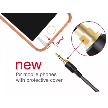 Audio kábel DeLOCK 85592 0,5 m 3,5 mm čierny