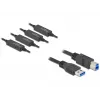 USB kábel DeLOCK 85382 USB 3.2 Gen 1 20 m USB A USB B čierny