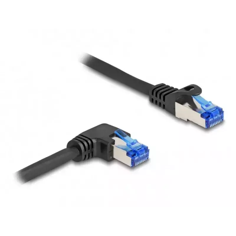 Sieťový kábel DeLOCK RJ45 Cat.6A S/FTP 2 m čierny