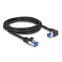 Sieťový kábel DeLOCK RJ45 Cat.6A S/FTP 2 m čierny