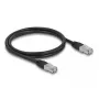 Sieťový kábel DeLOCK RJ45 Cat.6A S/FTP 1 m čierny