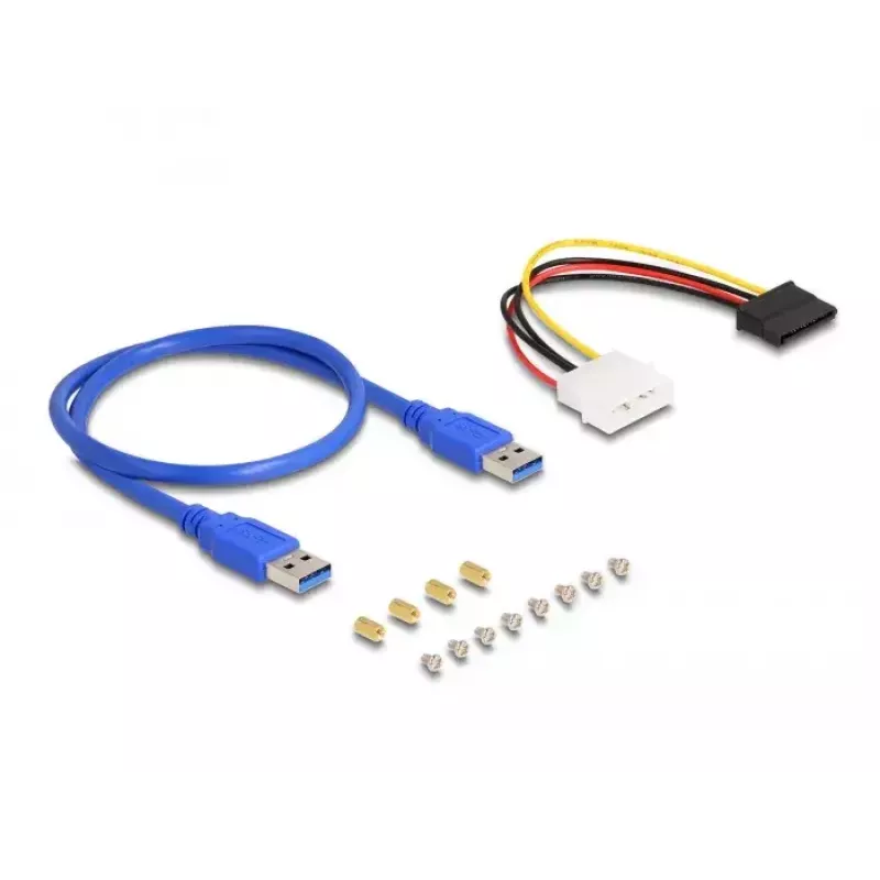DeLOCK Riser Card PCI Express x1 na 3 x PCIe x1 50 cm USB kábel