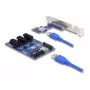 DeLOCK Riser Card PCI Express x1 na 3 x PCIe x1 50 cm USB kábel