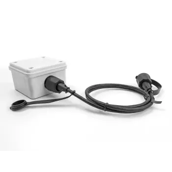 DeLOCK sieťový kábel RJ45 konektor samec na RJ45 konektor samec Cat.6 STP 1 m IP68 čierny