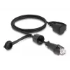 DeLOCK sieťový kábel RJ45 konektor samec na RJ45 konektor samec Cat.6 STP 1 m IP68 čierny