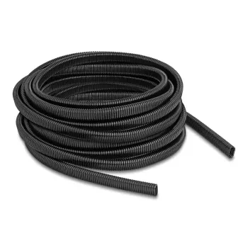 DeLOCK ochranná hadica na káble z plastu oválna 13,6 x 6,3 mm 10 m čierna