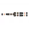 Sieťový kábel DeLOCK 88143 Y adaptér RJ45 na 2 x RJ45 Cat.6 čierny