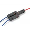 Sieťový kábel DeLOCK 88143 Y adaptér RJ45 na 2 x RJ45 Cat.6 čierny