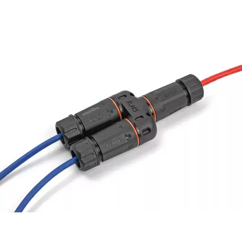 Sieťový kábel DeLOCK 88143 Y adaptér RJ45 na 2 x RJ45 Cat.6 čierny