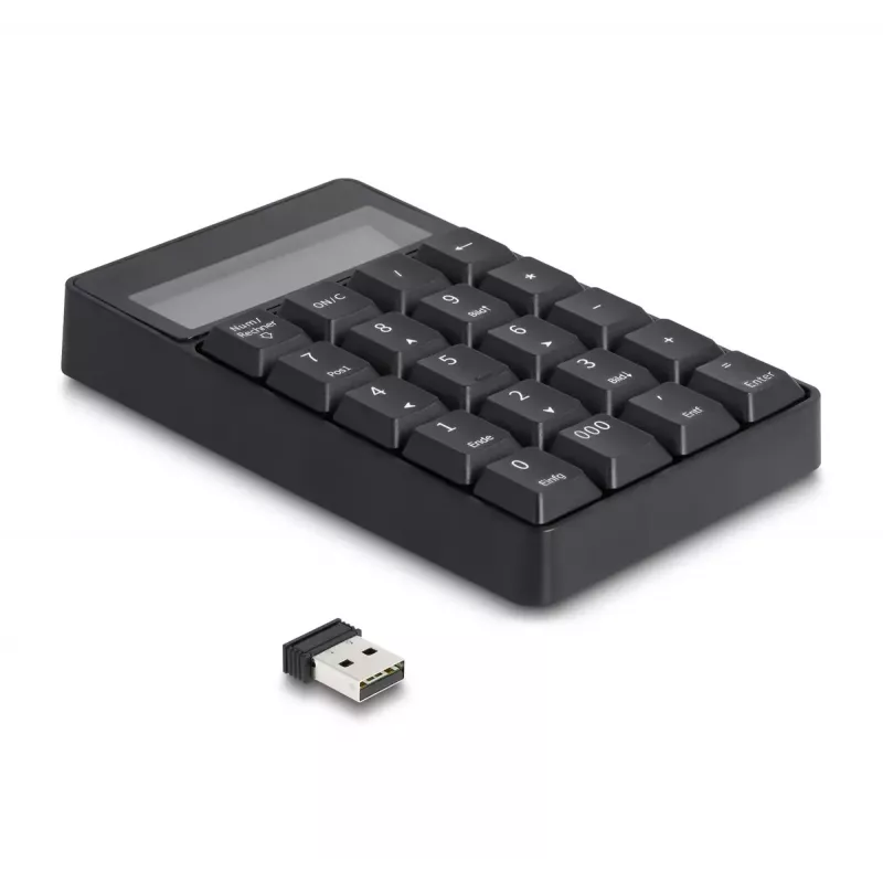 Numerická klávesnica DeLOCK 12113 USB čierna 20 klávesov univerzálna