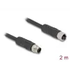 DeLOCK 80520 Senzorový/akčný kábel 2 m RST M12 čierny